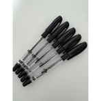 Pensan Tükenmez Kalem Soft Gel 0,7 mm Siyah (5 Adet)
