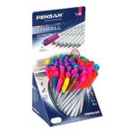 Pensan Tükenmez Kalem Triball 1.0 Mm Bilye Uç Renkli 60 Lı Stand 1003 60'lı Standart