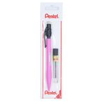 Pentel 0.5 mm PRIME Plastik Gövdeli Versatil + 12'li Yedek Uç Set PEMBE