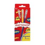Pentel 1.0 mm Parlak Jel Roller Kalem - 7 Adet Blisterli - Mattehop - Renkli