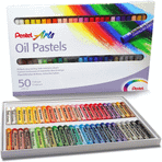 Pentel 28319 50'li Yağlı Pastel Boya Seti