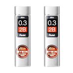 Pentel Ain Stein Mekanik Dolum Uçları - 0,3 mm 2B - 2 Tüplü Paket