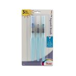 Pentel Arts Aquash sulu boya fırçası, ince uç, 3 paket boyunda, 0,5 çeşit