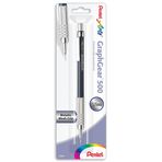 Pentel Arts GraphGear 500 Premium Çizim Kalemi, 0,7 mm, Mavi Varil, 1'li Paket (PG527CPABP)