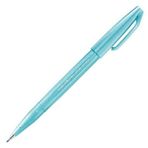 Pentel Brush Pale Blue Sign Pen Fırça Uçlu Kalem