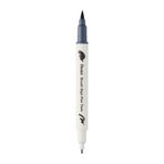 Pentel Brush Sing Pen Twin Çift Taraflı Fırça Uçlu Kalem A.GRİ