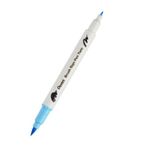 Pentel Brush Sing Pen Twin Çift Taraflı Fırça Uçlu Kalem Baby Blue