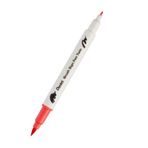 Pentel Brush Sing Pen Twin Çift Taraflı Fırça Uçlu Kalem Coral Pink