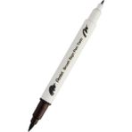 Pentel Brush Sing Pen Twin Çift Taraflı Fırça Uçlu Kalem Dark Brown - Açık Kahverengi