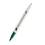 Pentel Brush Sing Pen Twin Çift Taraflı Fırça Uçlu Kalem Green
