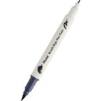 Pentel Brush Sing Pen Twin Çift Taraflı Fırça Uçlu Kalem Light Grey - Açık Gri