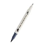 Pentel Brush Sing Pen Twin Çift Taraflı Fırça Uçlu Kalem Light Grey