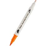 Pentel Brush Sing Pen Twin Çift Taraflı Fırça Uçlu Kalem Ochre - Açık Pembe