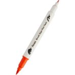 Pentel Brush Sing Pen Twin Çift Taraflı Fırça Uçlu Kalem Orange - Açık Turuncu