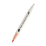 Pentel Brush Sing Pen Twin Çift Taraflı Fırça Uçlu Kalem Pale Orange