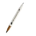 Pentel Brush Sing Pen Twin Çift Taraflı Fırça Uçlu Kalem Raw Umber
