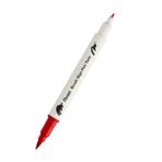 Pentel Brush Sing Pen Twin Çift Taraflı Fırça Uçlu Kalem Red