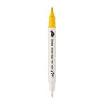 Pentel Brush Sing Pen Twin Çift Taraflı Fırça Uçlu Kalem SARI