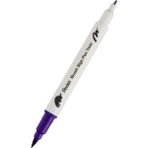 Pentel Brush Sing Pen Twin Çift Taraflı Fırça Uçlu Kalem Violet - Açık Mor