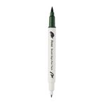 Pentel Brush Sing Pen Twin Çift Taraflı Fırça Uçlu Kalem ZEYTİN YEŞİLİ
