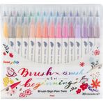 Pentel Brush Sing Pen Twin Çift Taraflı Fırça Uçlu Kalem