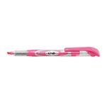 Pentel Fosforlu - Likit Mürekkep, Şeffaf Gövde, Kalem Tipi PEMBE