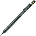 Pentel Graph 1000 For Pro 0.9 mm Mekanik Kurşun Kalem PG-1009 4055 Metalik Siyah Renkli Ergonomik Tasarım