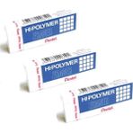 Pentel Hi-Polymer Silgi Büyük Boy 3'lü