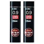 Pentel Mürekkep Kalemi Mekanik Kurşun Kalem Çekirdek Ain Mürekkep Kalem Dolum Karl Stein (Politikacı) 0,9 mm 2B C279 2B '2'li Set'