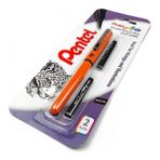 Pentel Pocket Brush Pen Cep Tipi Fırça Uçlu Kalem + 2 Yedek Kartuş Turuncu Gövde