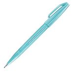 Pentel SES15C-S2X Brush Sign Pen Gök Mavisi Fiber Kalem