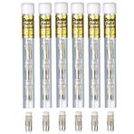 Pentel silgi yeniden doldurma gibi birçok kalemler için P205 Pentel Graphgear 1000 Graphgear 500 Sharplet PG500 PG300 P200 Kerry Energize Sterling FlexFit technica-X & Executive Z2 – 1 N, 6 tüpler, 24 ek madenlerde)