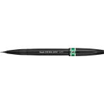 Pentel Sing Pen Brush Ince Uçlu Fırça Kalem Yeşil - Ana Renkler