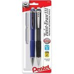 Pentel® Twist-Erase® Iii Mekanik Kalemler, 0,7 Mm, Çeşitli Varil Renkleri, 2&Apos;Li Kalem Paketi