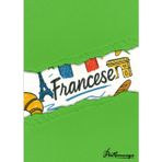 Pentharmonique Subject Series - Quaderno di FRANCESE formato A4, 100 pagine a RIGHE senza margine per Scuola Secondaria di Primo Grado, Copertina dedicata alla materia in cartoncino