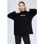 PENTHİLUS Unisex BROOKLYN Baskılı Uzun Kol Tesettür T-Shirt