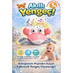 Penthouse Akıllı Yengeç Emekleme Oyuncağı Şarj Edilebilir Sensörlü Müzikli Işıklı (Yeni Versiyon Type-C) - Pembe