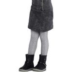 Penti 2 Adet Kız Çocuk Gri Triko Karina Kendinden Desenli Kalın Külotlu Çorap - 2 - 4 Yaş
