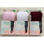 Penti 3'lü Kız Çocuk Desenli Külotlu Çorap ( Çocuk Kilotlu Çorap ) - 2 - 4 Yaş - Bordo - Pembe - Beyaz