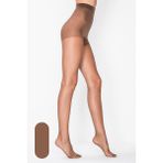 Penti 3'lü Paket Fit 15 Parlak Ince Külotlu Çorap - Shıny Thın Pantyhose - Kestane