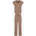 Penti Açık Kahverengi Hera Pantolon Pijama Takımı - XS