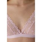 Penti Açık Pembe Full Lace Dantel Üçgen Sütyen - 80B - Pembe