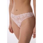 Penti Açık Pembe V Model Lace Dantel Brazilian Külot - S