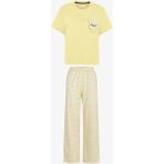 Penti Açık Sarı Sleepy Soul Pamuklu Pantolon Pijama Takımı - XS