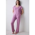 Penti Alia Soft Pantolon Lila Pijama Takımı