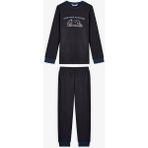 Penti Antrasit Erkek Çocuk Yeti Canavar Baskılı Termal Etkili Pijama Takımı - Abanoz - Antrasit - 7 - 8 Yaş
