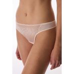 Penti Bej Broderie Tanga Külot - XL