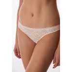 Penti Bej Easy Lace Dantel V Model Brazilian Külot