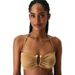 Penti Bej Leas Straplez Bikini Üstü - 36