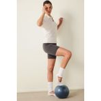 Penti Beyaz Kaydırmaz Taban Bantlı Pilates&yoga Tozluk Çorap - Standart